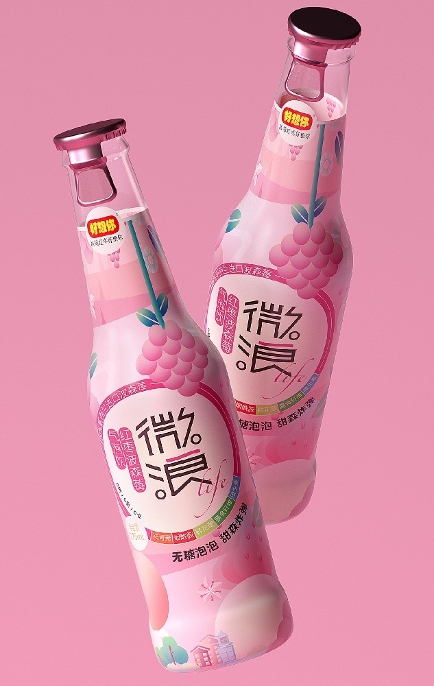 微浪氣泡水包裝設(shè)計(jì)
