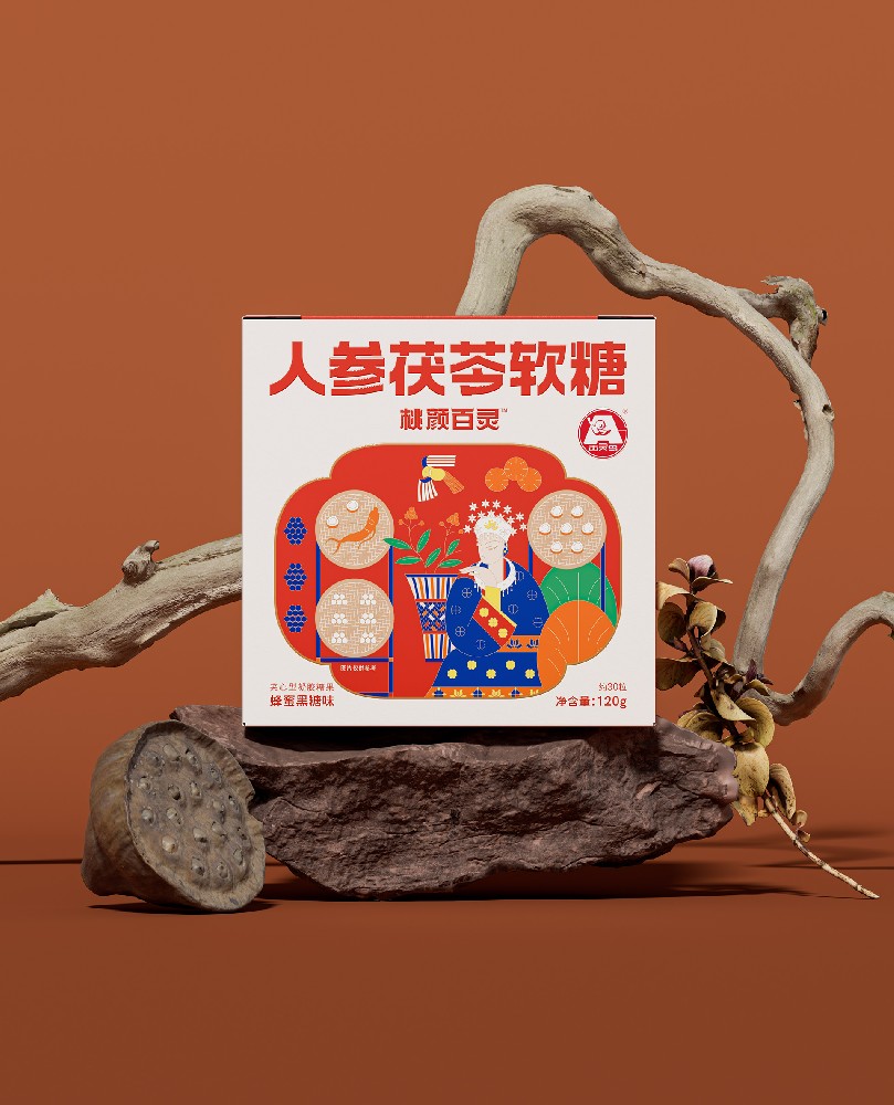 百靈草本軟糖包裝設(shè)計(jì)